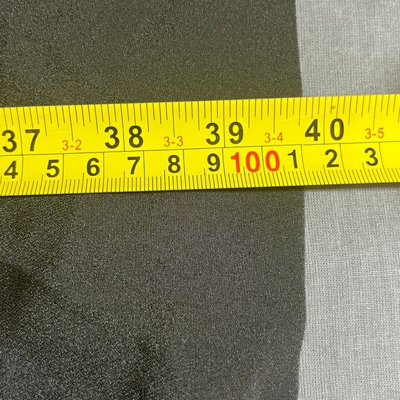 Talbots Shirt Silk Dress Women Size 10 Black Pure Button Up Knee Length Career - Picture 8 of 9